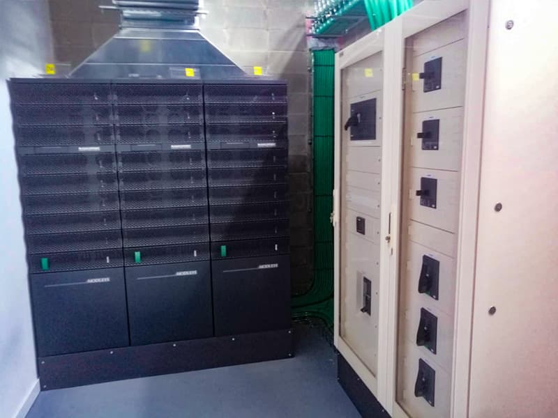 Instalación Sala SAI Electricidad Climatización Ruiz